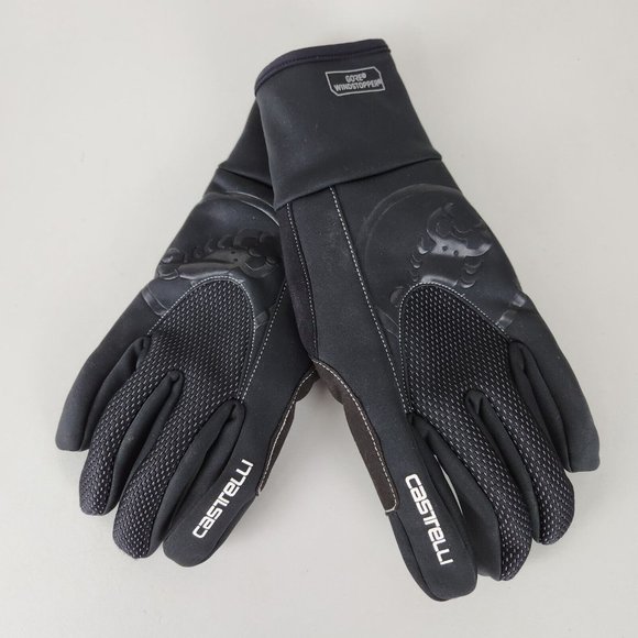 Castelli Accessories Castelli Gloves Mens Large Black Estremo Rosso